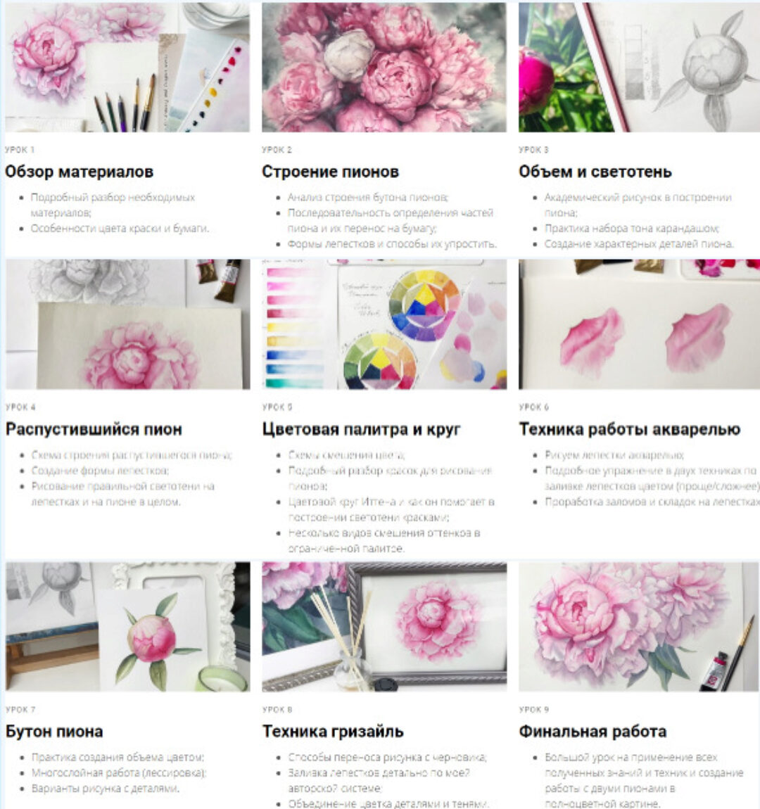 [Рисование mioxa ] Пионы акварелью (Оксана Митрофанова)