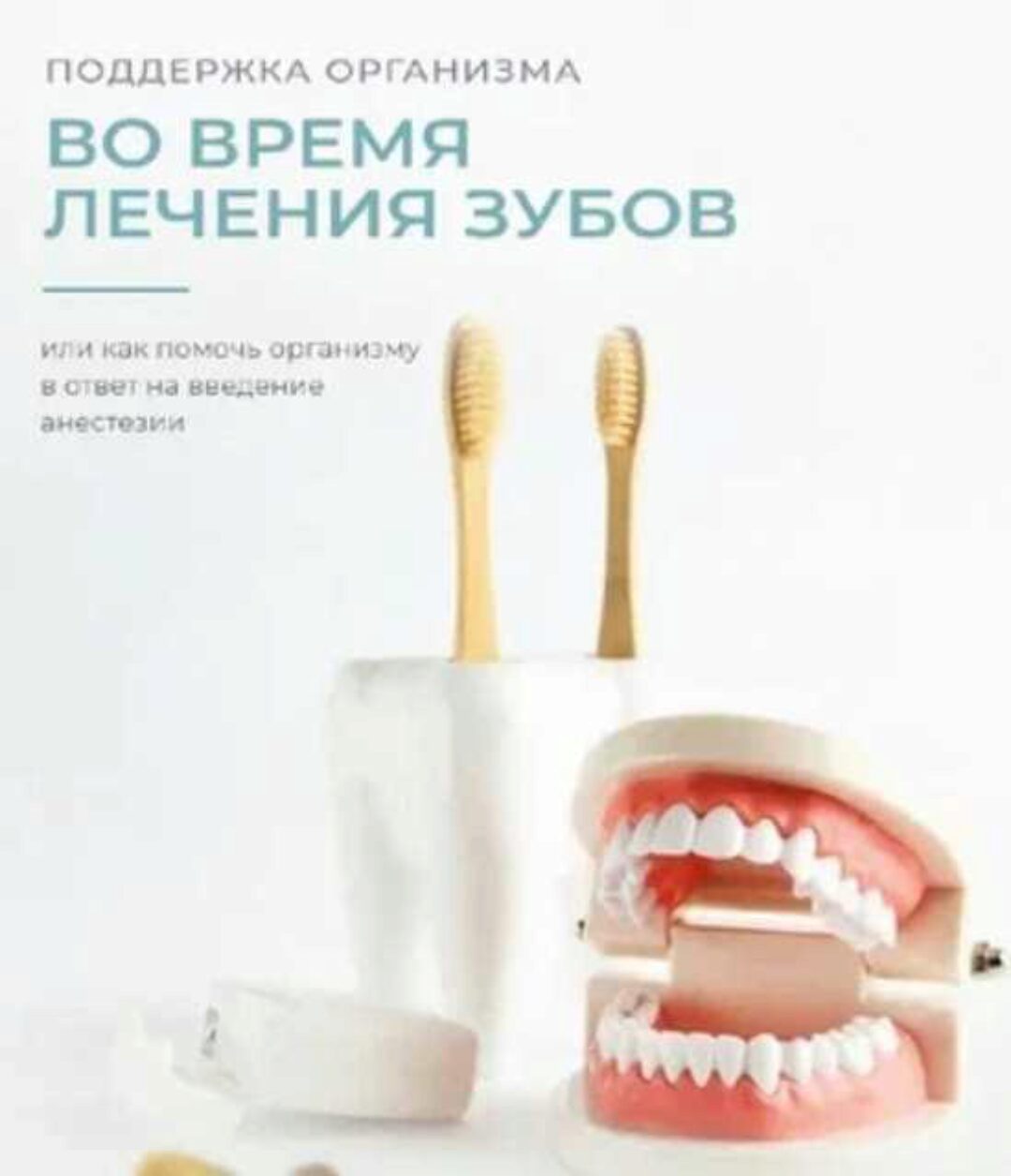 [kpuctakl] Поддержка организма во время лечения зубов (Кристина Трофимова)