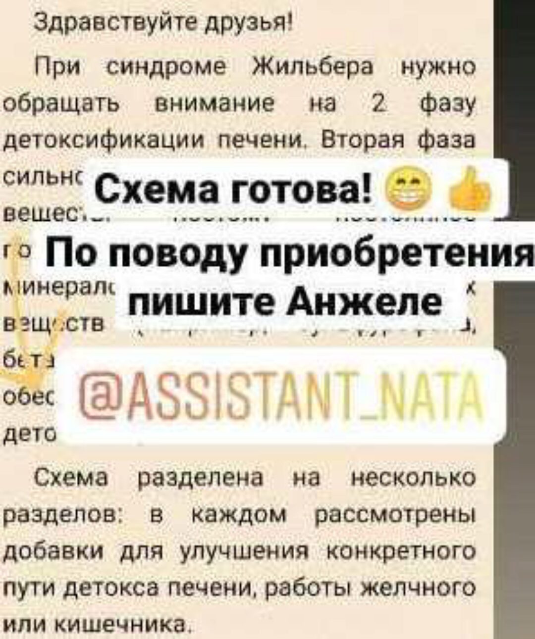 Схема «Печень» (Ната Хаустова)