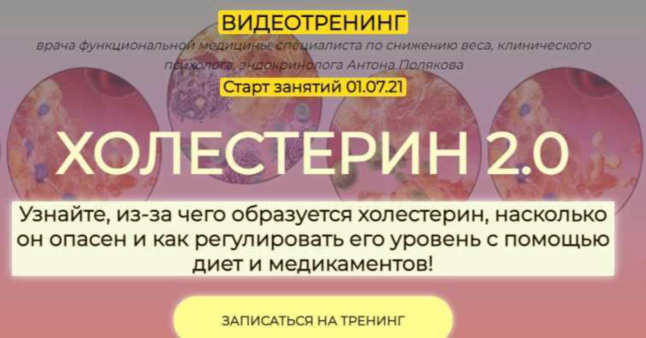 Холестерин 2.0 (Антон Поляков)
