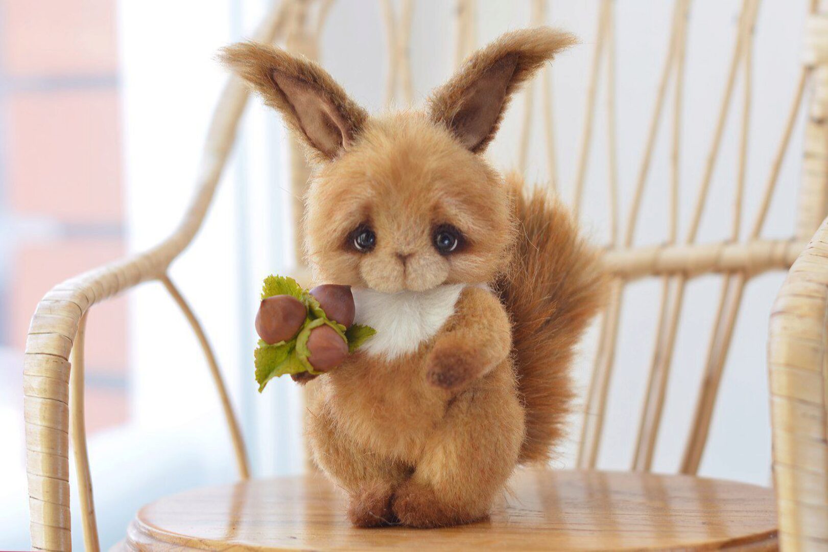 Выкройка+подробный мастер-класс «Белочка» (Катя Беспалова)