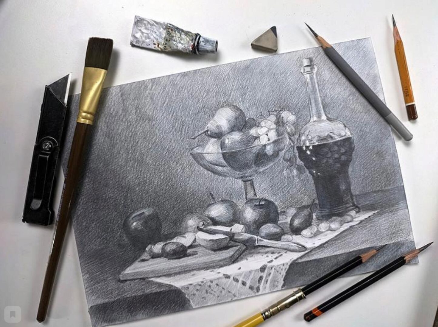 [Художник Online] Натюрморты простым карандашом. Без обратной связи (Роман Круглов)