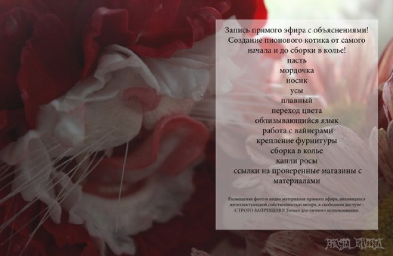 Мастер-класс по лепке мордочки кота (стилизация) (Эльвина Брестель)