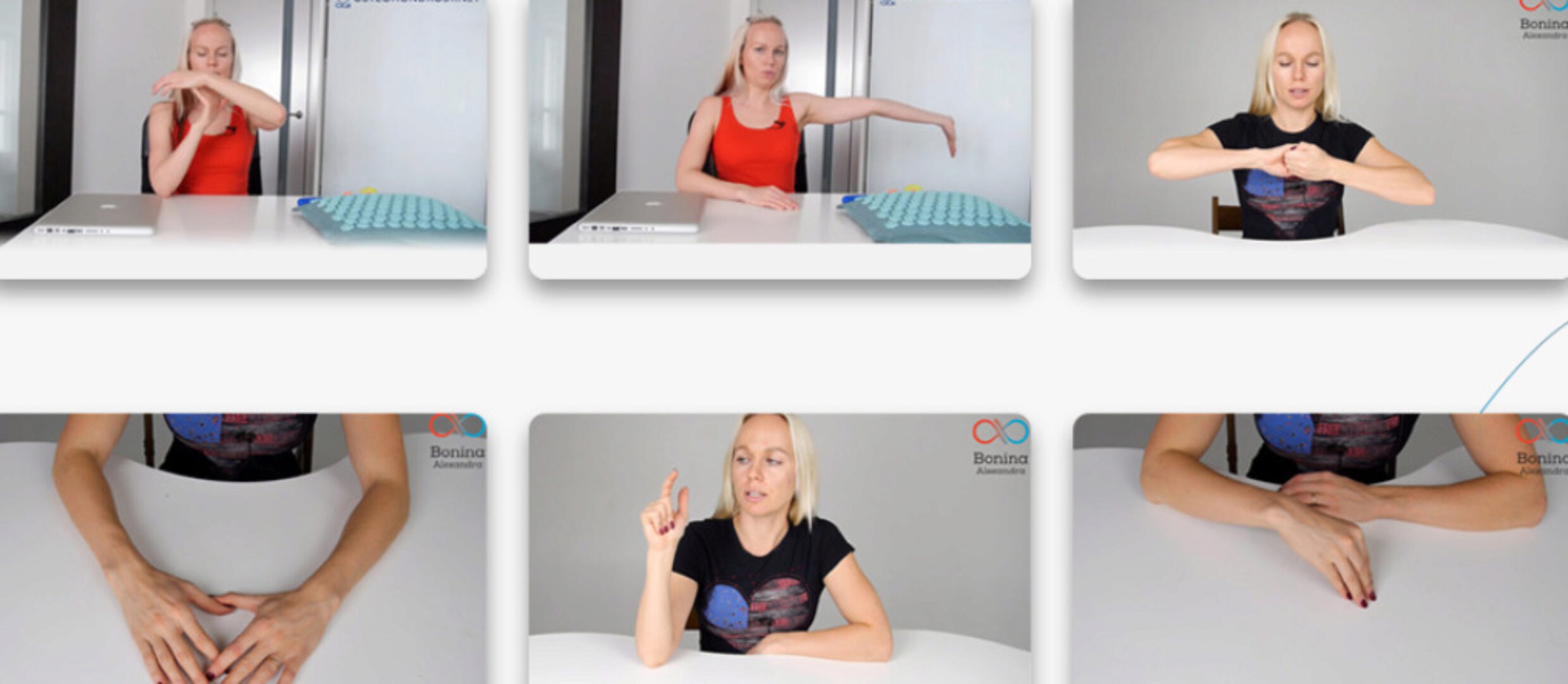 Комплект упражнений для кистей рук. Пакет Минимум (Александра Бонина)