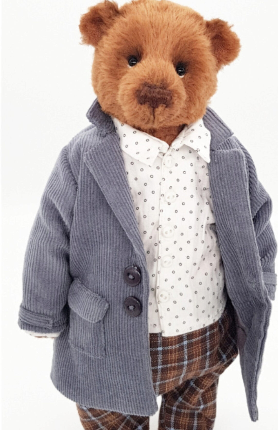 Выкройка мишки Тимофея Петровича и одежды для него (Ольга Архипова)