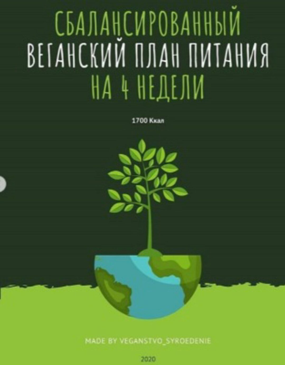 Сбалансированный веганский план питания на 4 недели (veganstvo_syroedenie)