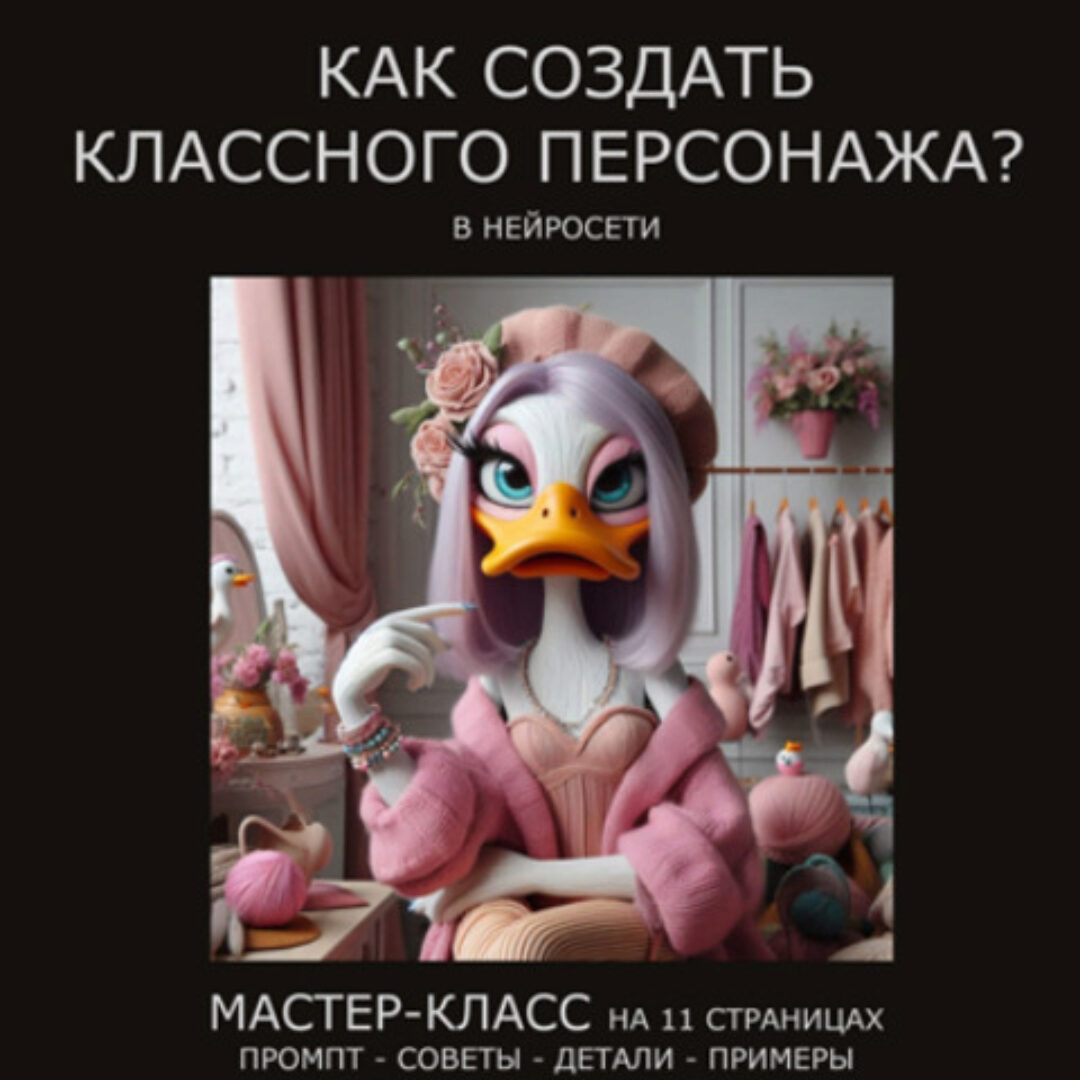 [Творческая мышь] Как создать персонажа в нейросети