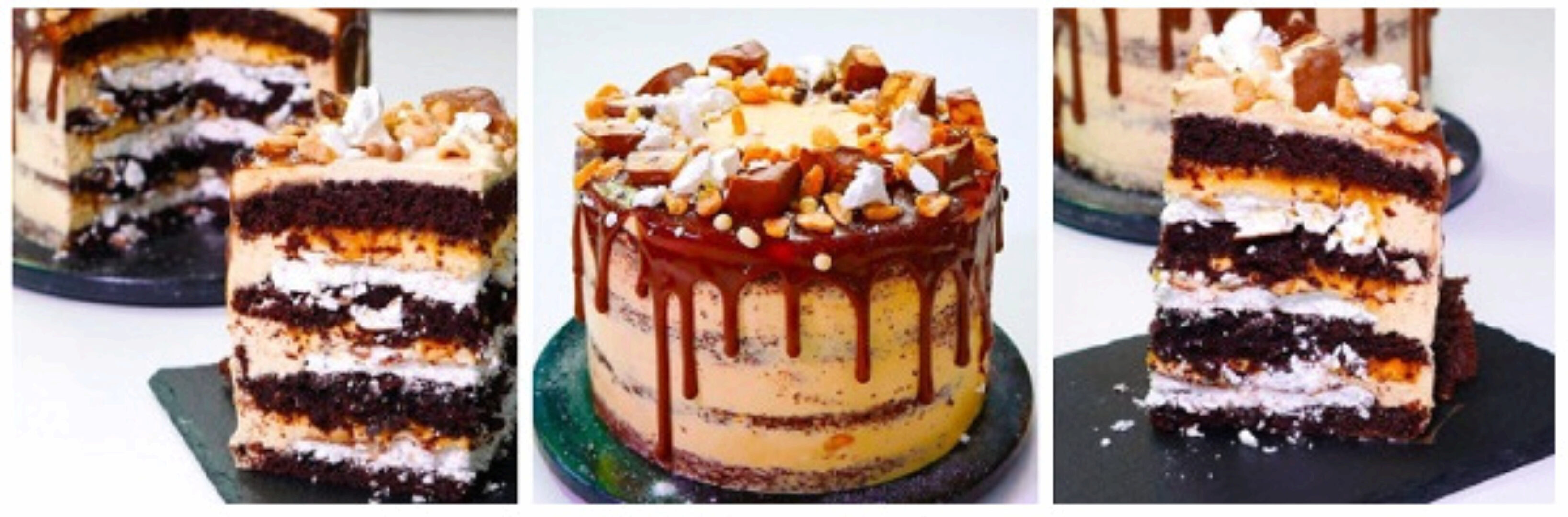 [Pastry School] Торт «Сникерс»