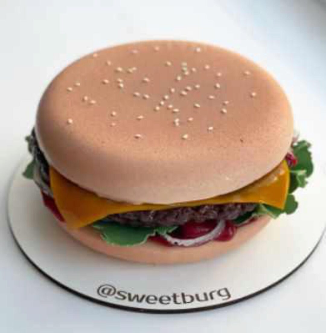 [sweetburg] Муссовый торт Бургер (Екатерина Климчева)