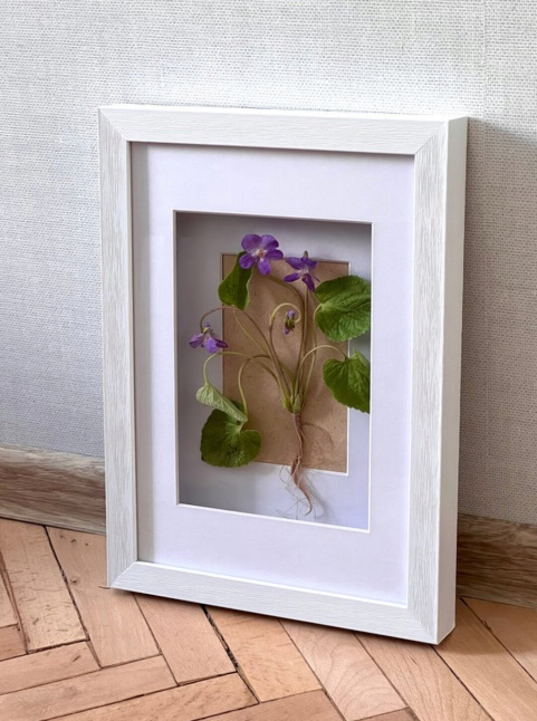 Фиалки из холодного фарфора (Ольга Мубаракшина)