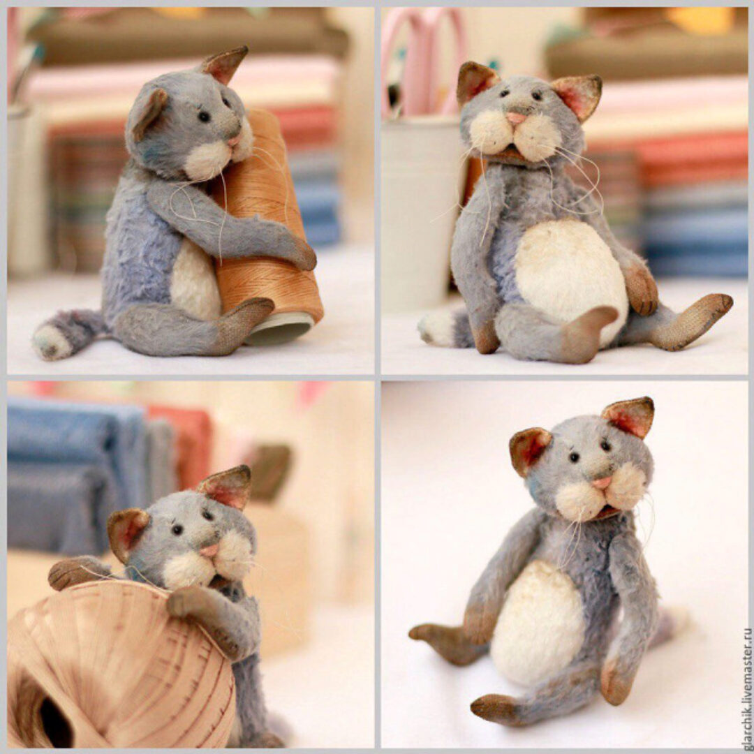 МК по котику в стиле Тедди (Лариса Гаврикова)