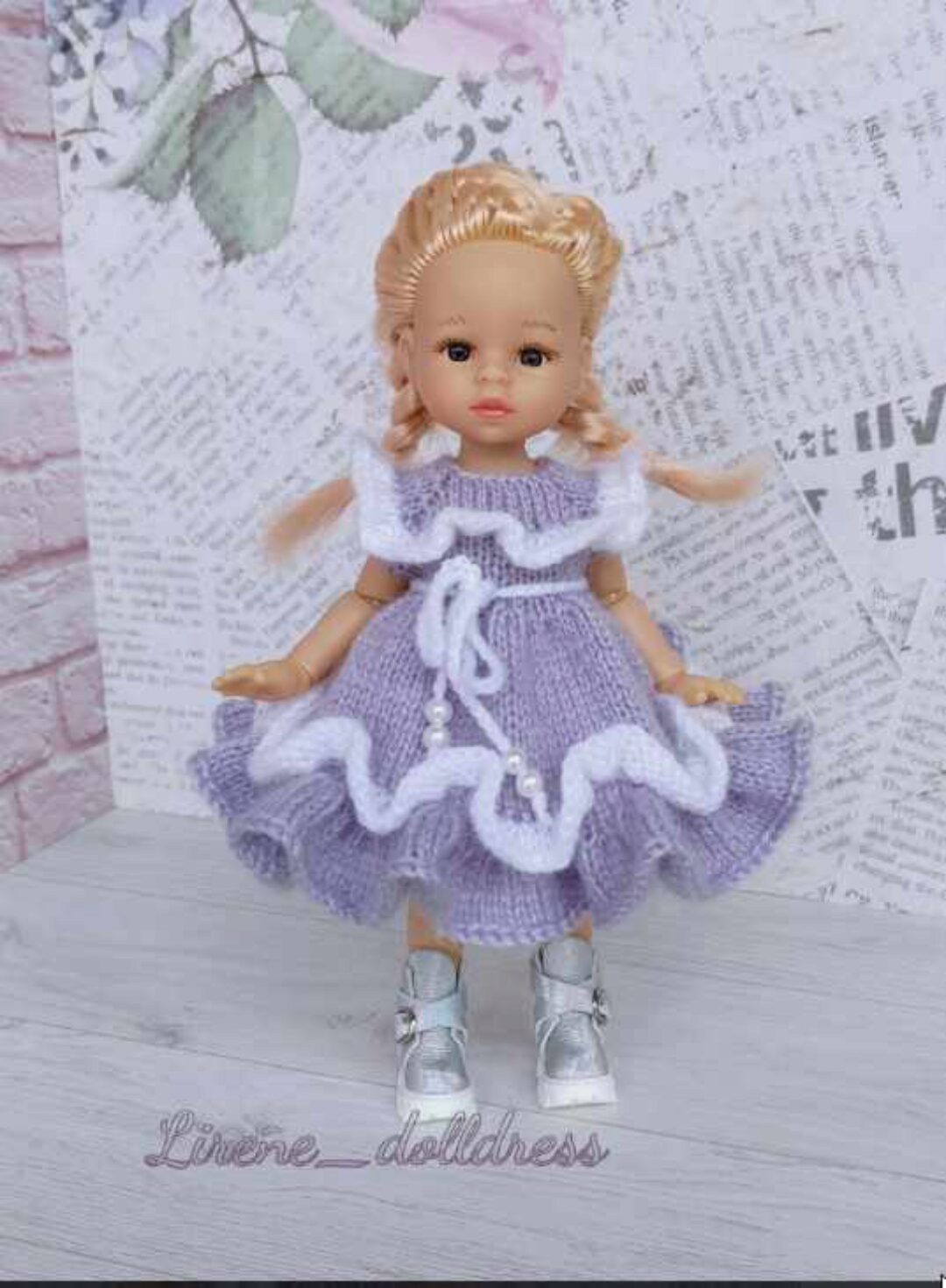 [Lirene's dolls] Платье Рози для Паола Рейна мини (Lirene Dolldress)