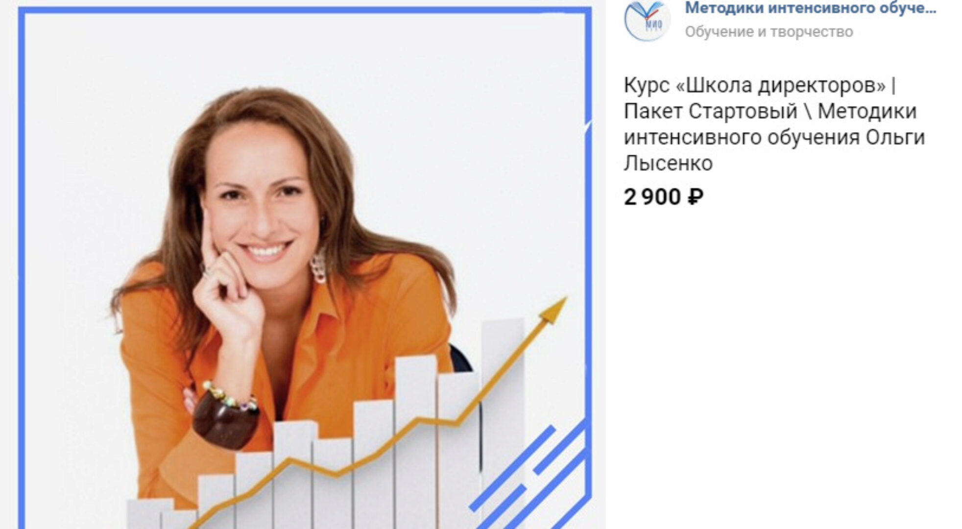 Курс «Школа директоров»  Пакет Стартовый Методики интенсивного обучения (Ольга Лысенко)