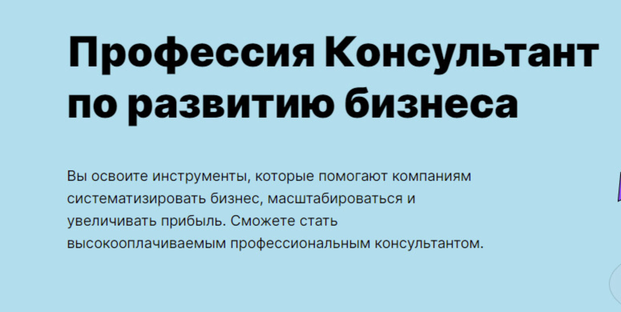 [My.bbooster] Профессия консультант по развитию бизнеса  (Александр Высоцкий)