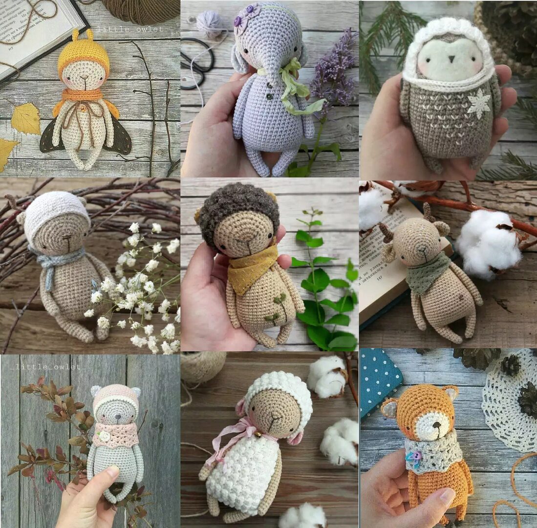 Ручные зверята (Марина Колмыкова) @little_owlet