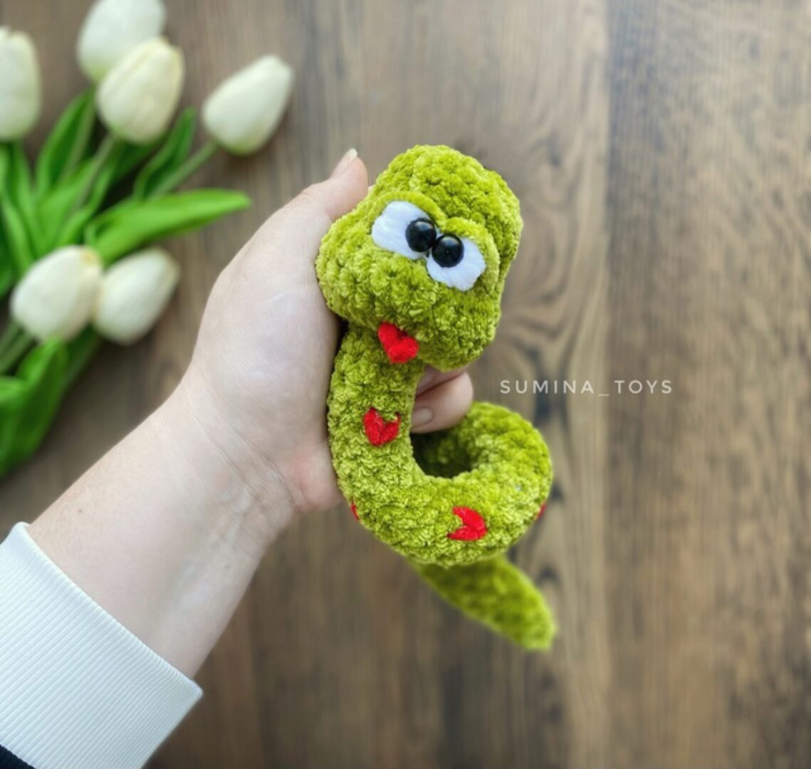 [Sumina_toys] Весёлая змейка (Ирина Сумина)