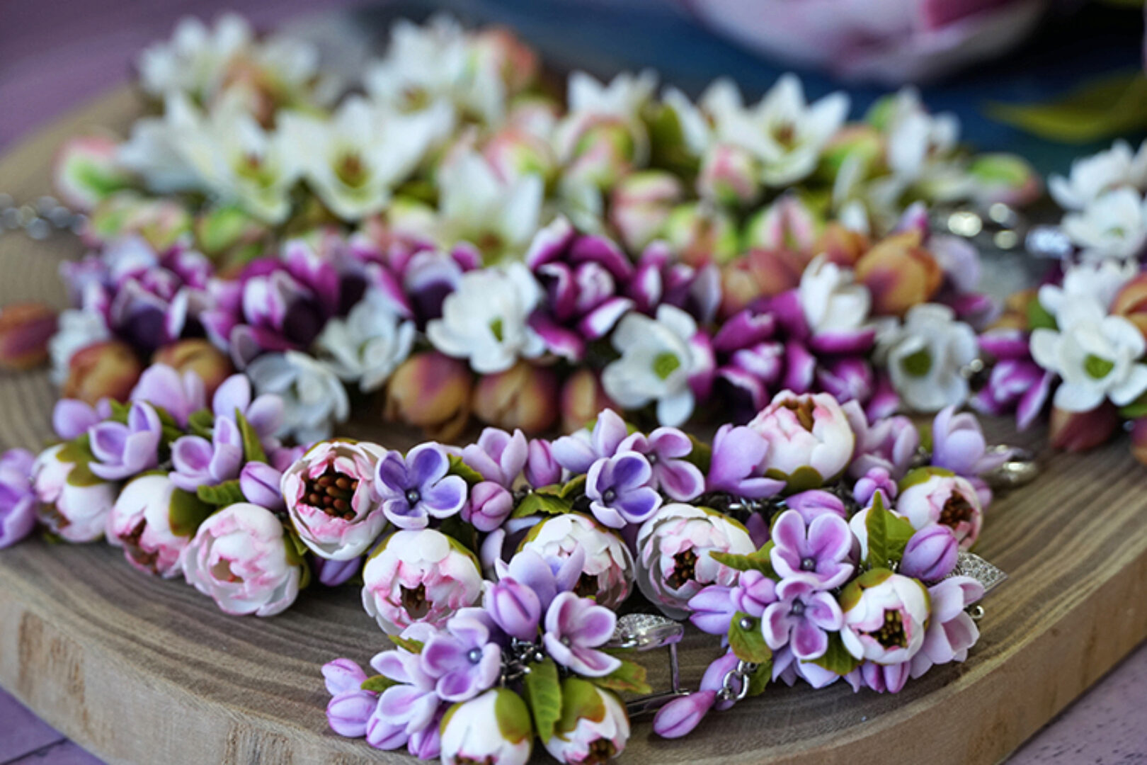 [Rusalina School] Цветочные комплекты (Rusalina_cernit)