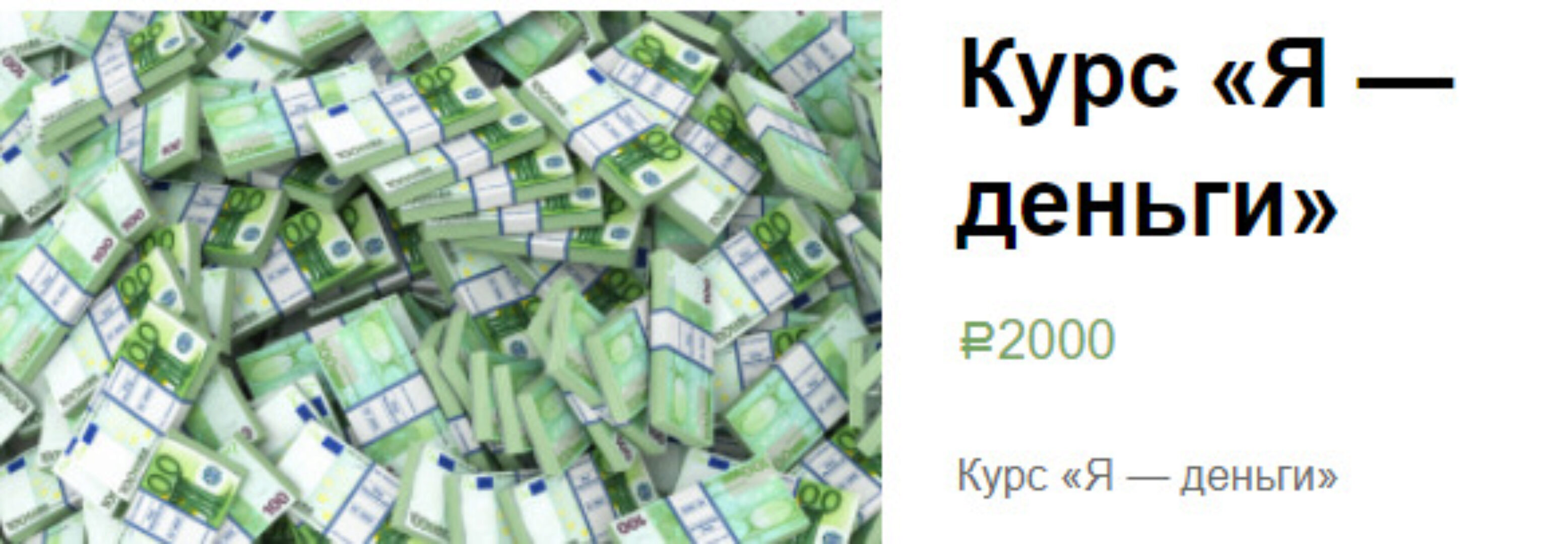 Я — деньги (Екатерина Гарцева)