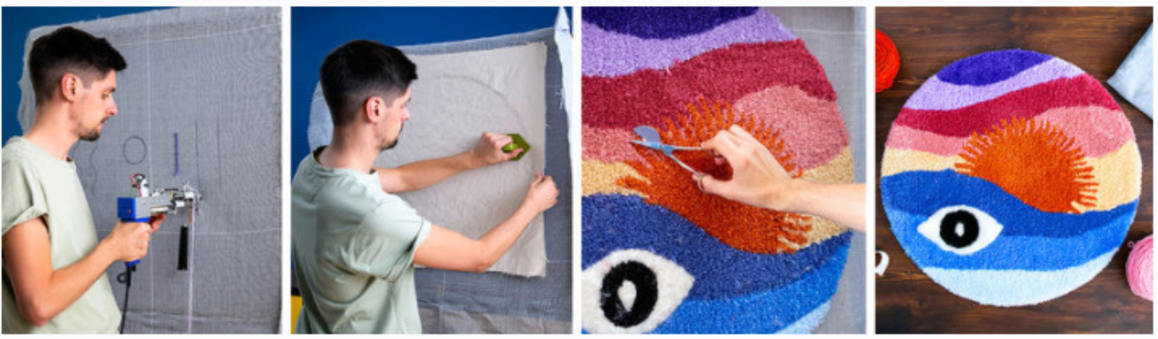 [Domestika] Tufting Technique for Creating Rugs / Техника тафтинга для создания ковров (Guillaume)