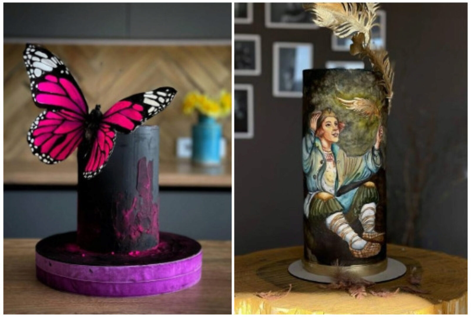 [pralineschool] Вафельная флористика + Роспись на торте 2023 (Юлия Припутнева)