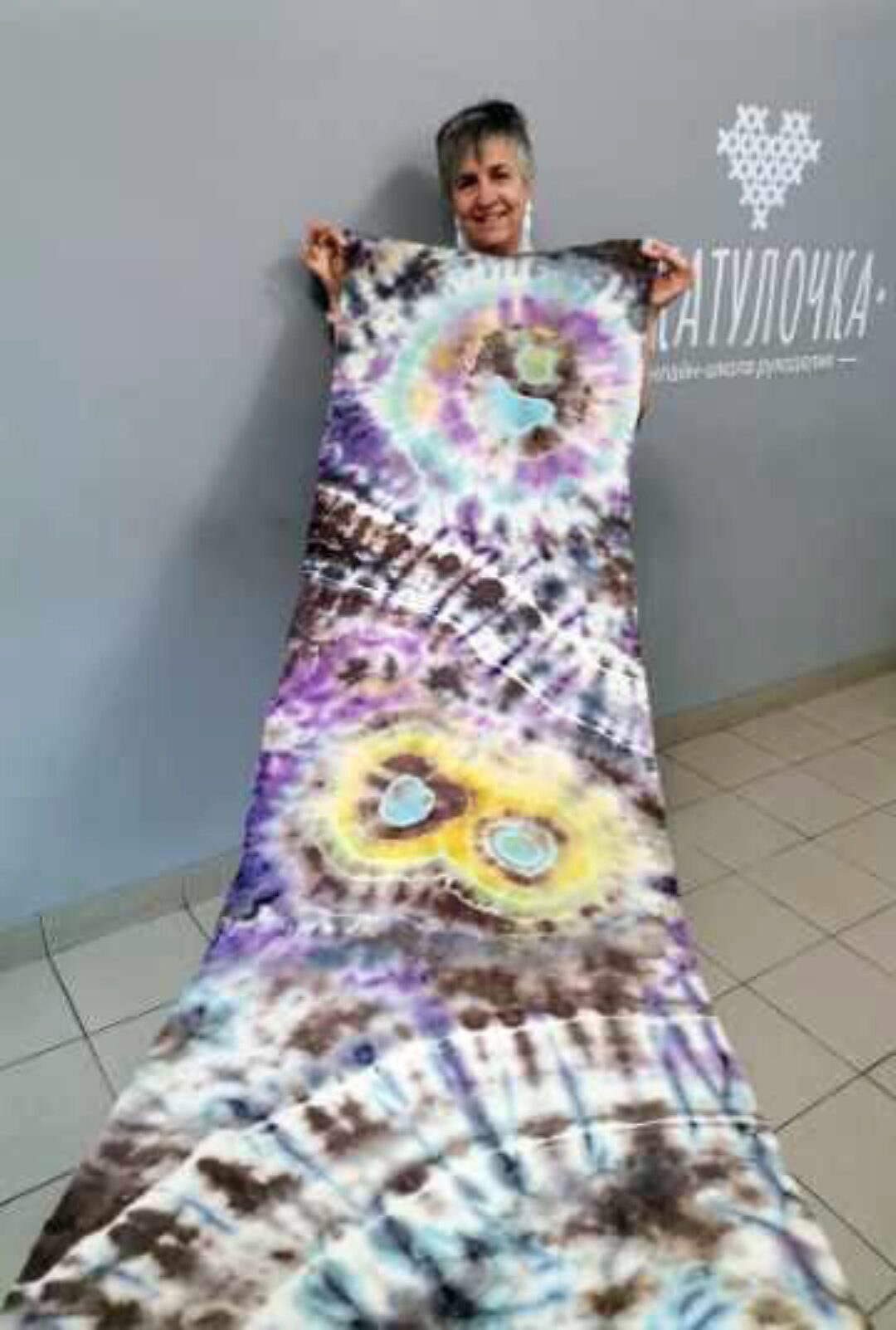 Да будет цвет. Валяем и красим палантины (Надежда Подзорова)