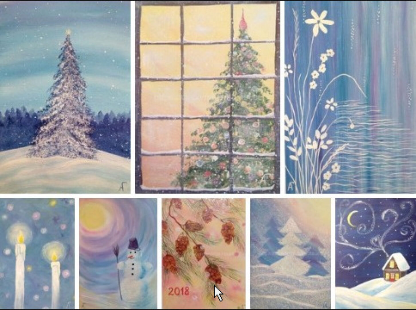 [Рисование] Большая Новогодняя Распродажа - Мастер-классы (Алёна Гончарова)