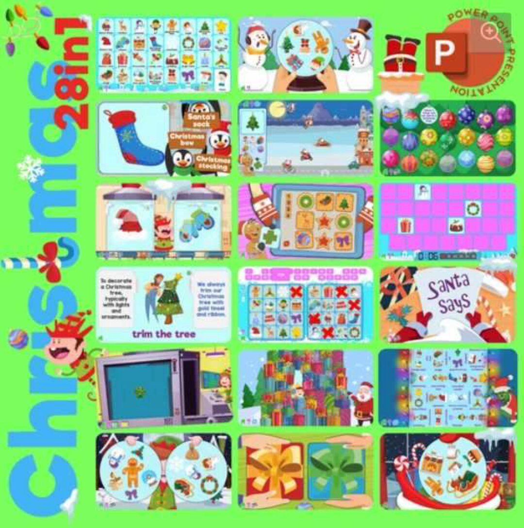 [Language Stuff] Christmas. 28in1 PowerPoint Presentation (Андрей Хрулёв, Женя Плясунова)