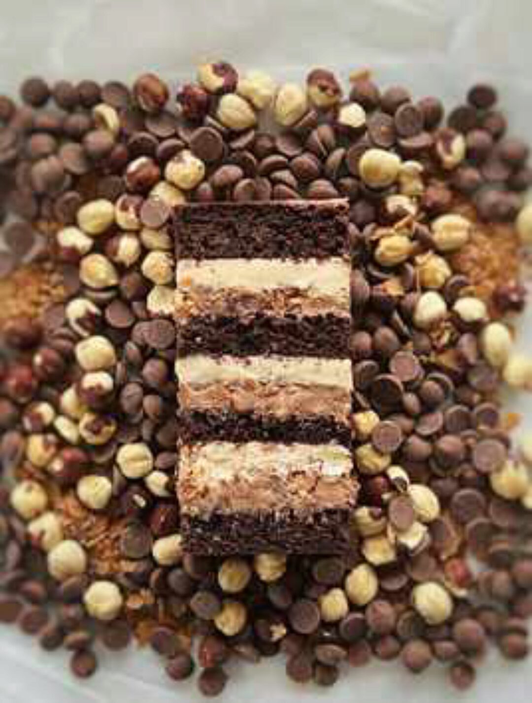 [Kulikova School] Торт Шоколадный с ореховым кремом и вафлей (Ольга Куликова)