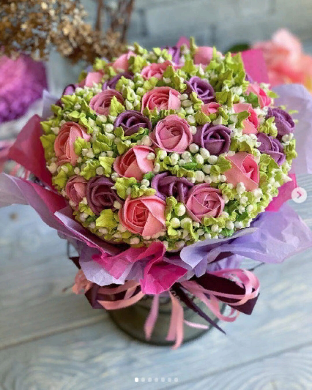 Видеоурок по розам и зелени + Рецепт крема (gift_cookies)