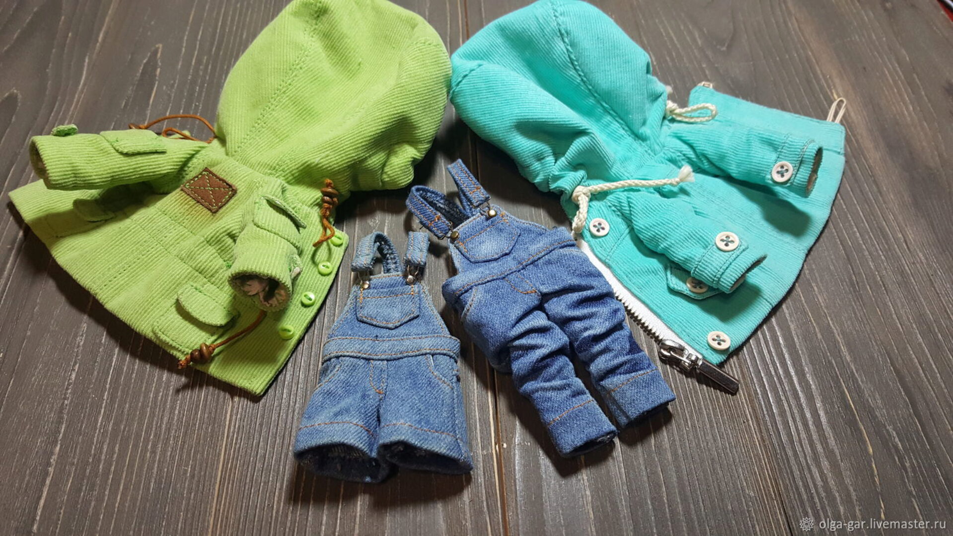 [garbuzolga] Одежда для Блайз, выкройка куртки и джинсового комбинезона (Ольга Гарбуз)