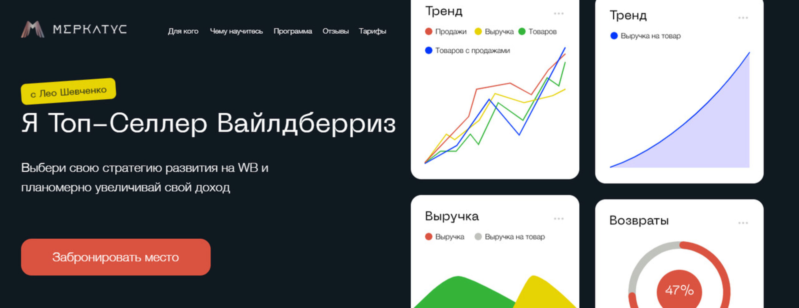 [Меркатус] Я Топ-Селлер Вайлдберриз 14 поток 2024. Тариф Я супер селлер (Лео Шевченко)