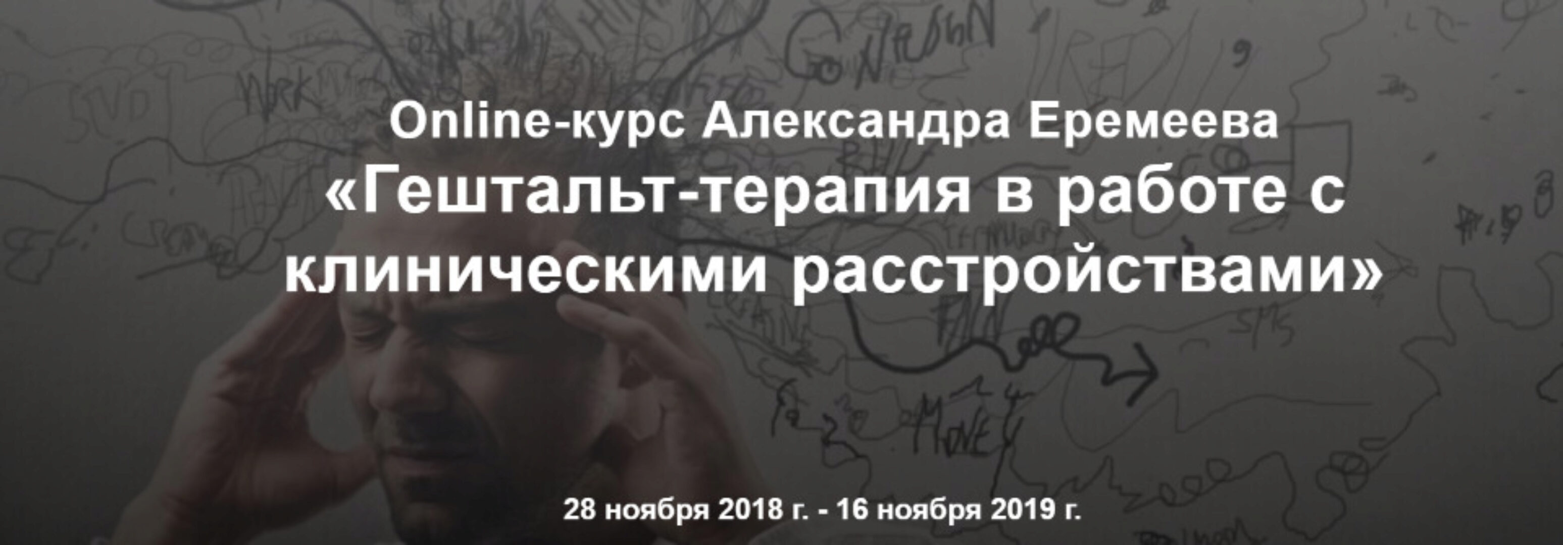 [МИГиП] Гештальт-терапия в работе с клиническими расстройствами, 2019 (Александр Еремеев)