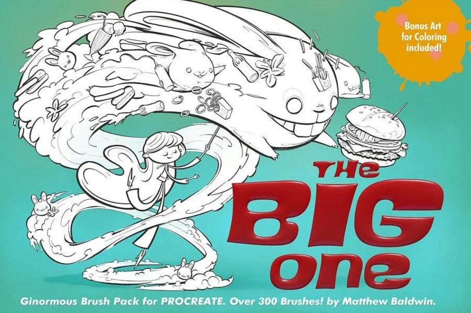 Большой набор 400+ кистей для Procreate / The BIG ONE: 400+ Custom Brushes for Procreate (MattyB)