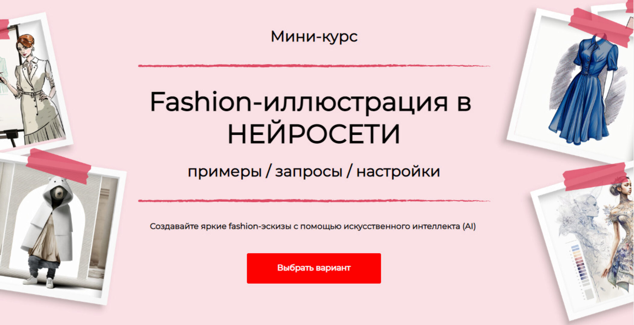 Fashion-иллюстрация в нейросети. Тариф Стандарт (Анна Рукавишникова)