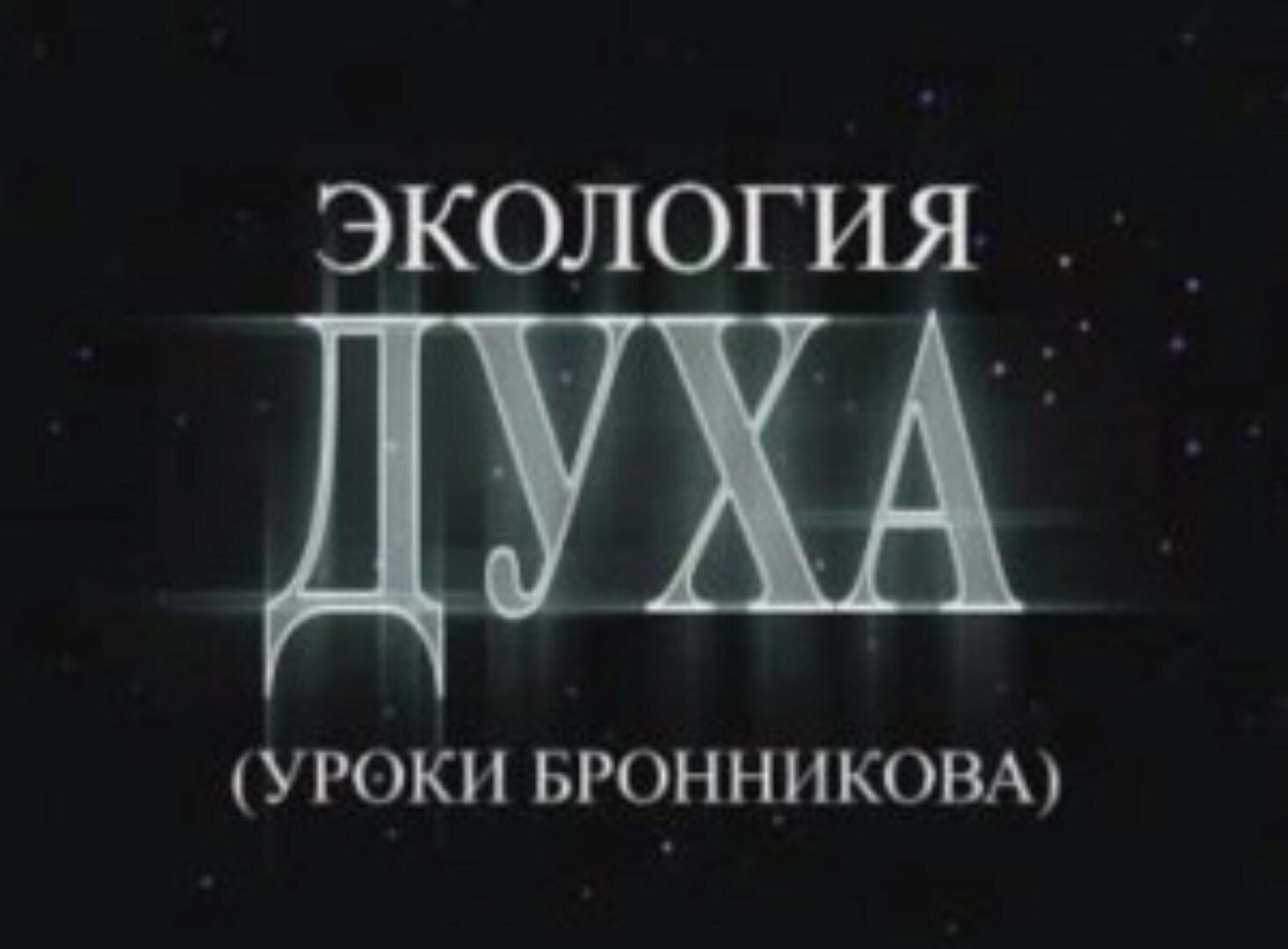 Первая ступень «Экология Духа», 2013 (Вячеслав Бронников)