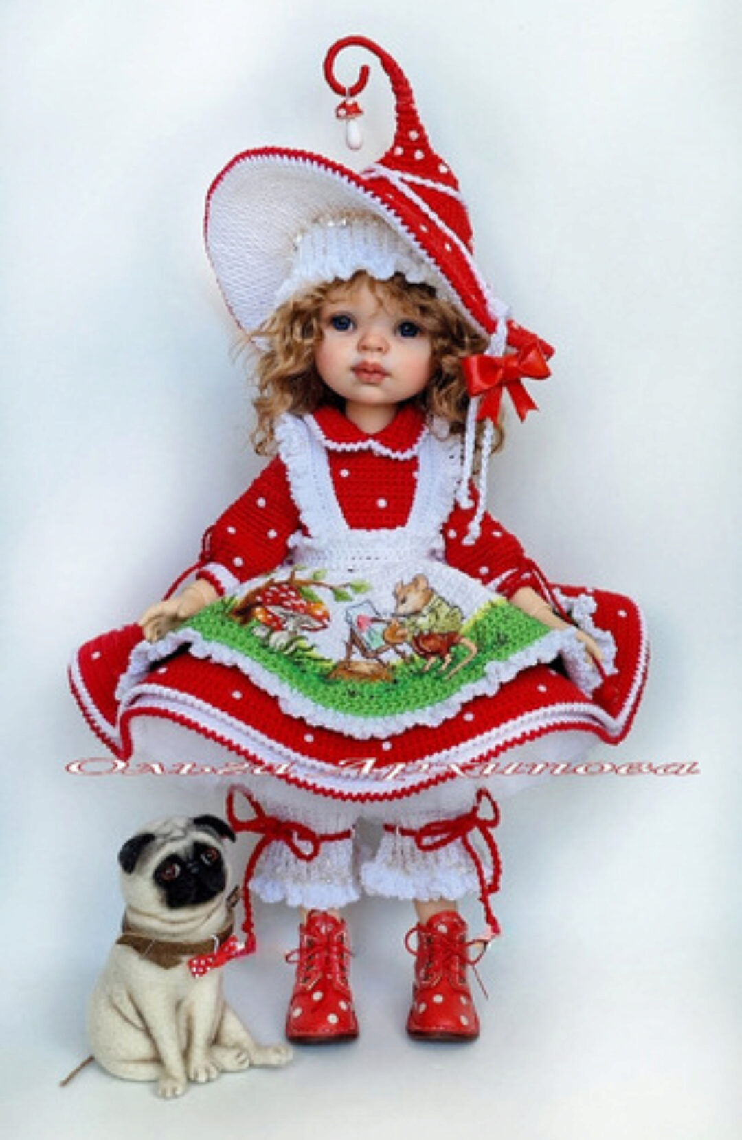 Наряд для куклы Мухоморочка (Ольга Архипова)