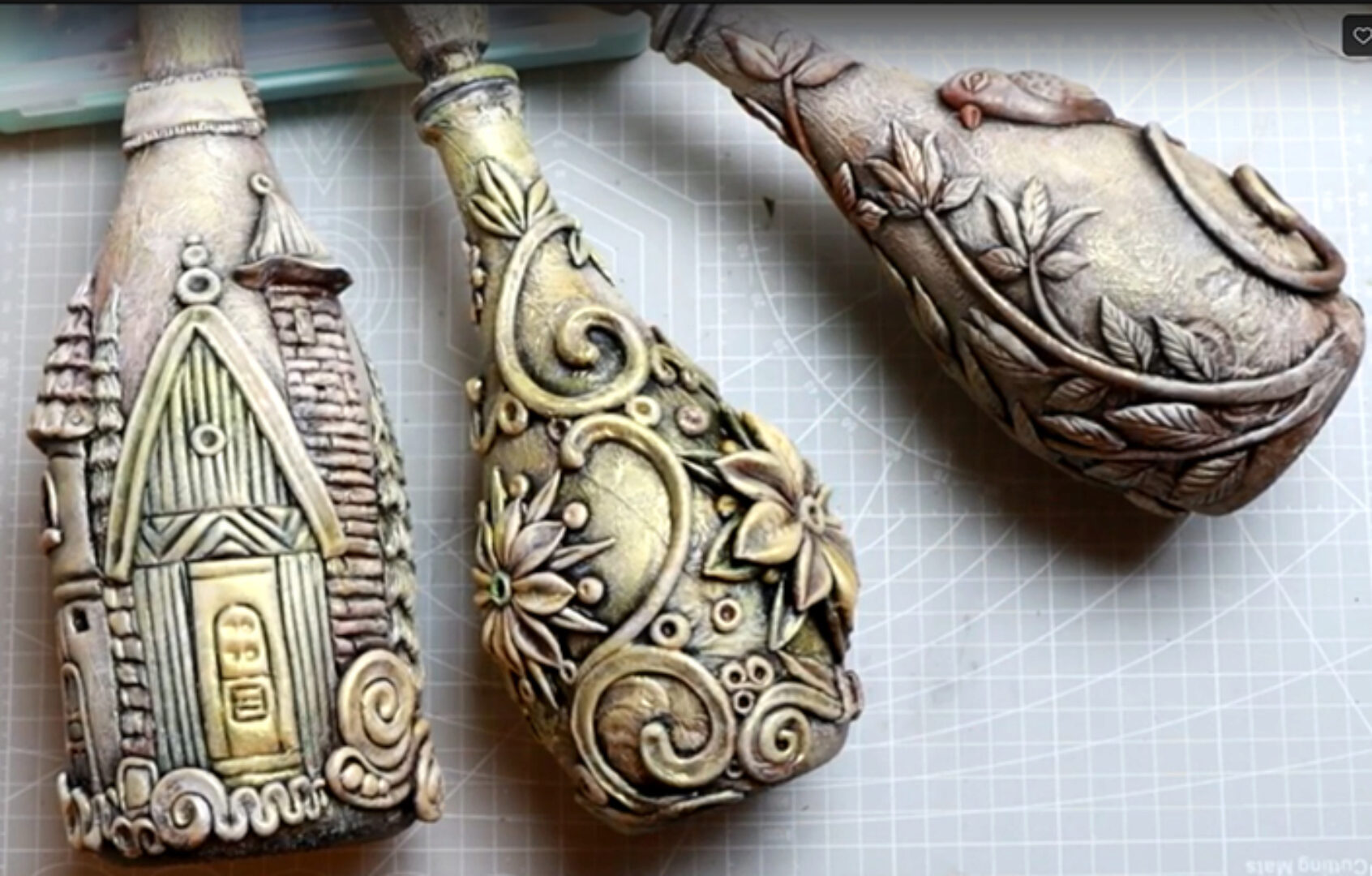 [Школа Руденских] Винтаж. Декор бутылок (Юлия Руденская)