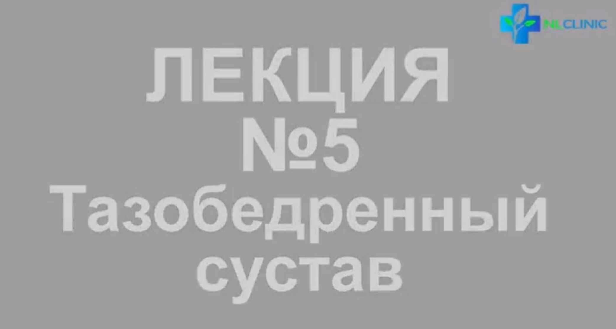 Цикл лекций по кинезиологии. Лекция 5. Тазобедренный сустав (Крутов Григорий)