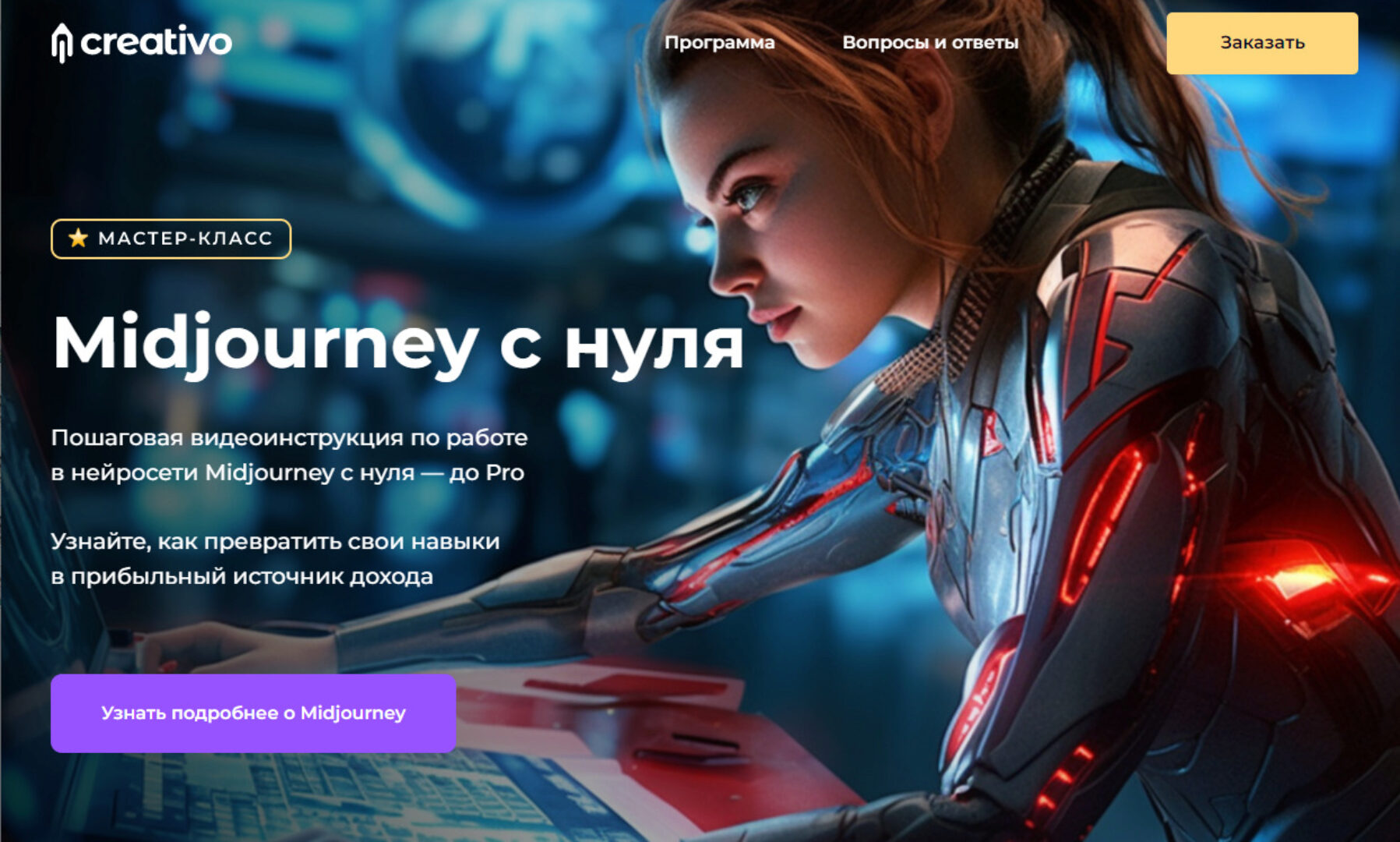 [Creativo] Midjourney с нуля. Тариф Старт (Оксана Решетнёва)