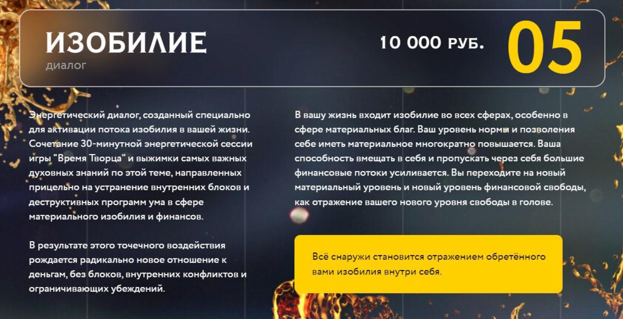 Энергетическая сессия Изобилие (Нина Веркойен)