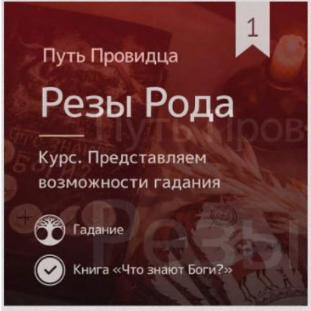 Путь Провидца. Резы Рода. Знакомство с возможностями Рез Рода (Ольга Боянова, Ирина Иванова)