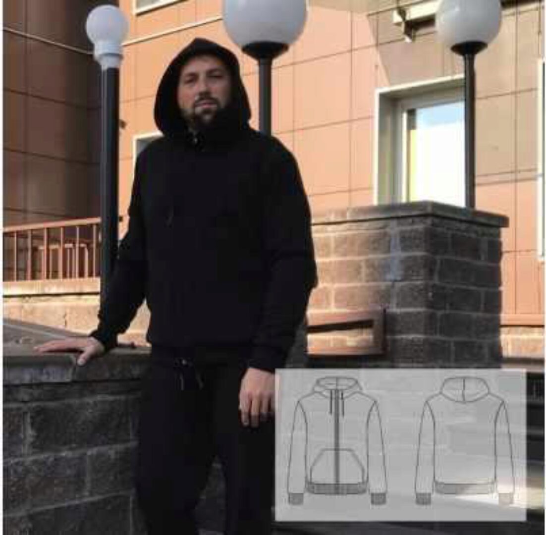 Мужская толстовка Storm 44-64 (Катя Мхитарян)