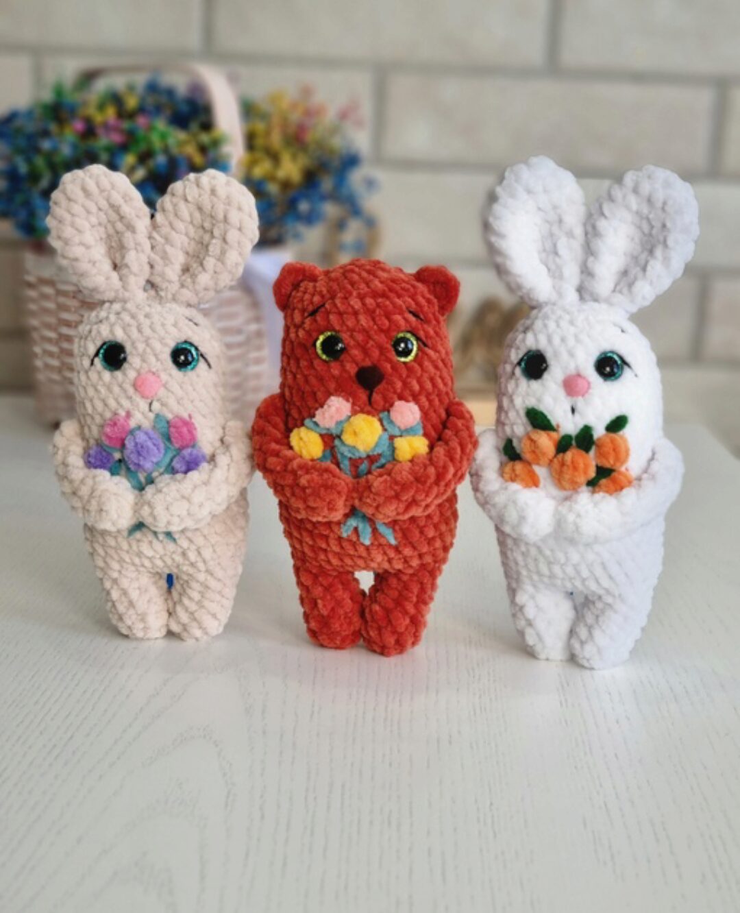 Мишка и зайчик (Катерина Караманова)