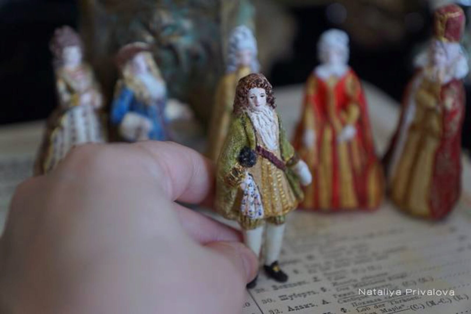 Ватная игрушка в технике пресс папье (Наталья Привалова)