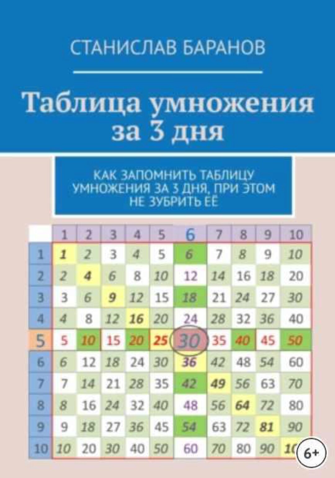 Таблица умножения за 3 дня (Станислав Баранов)