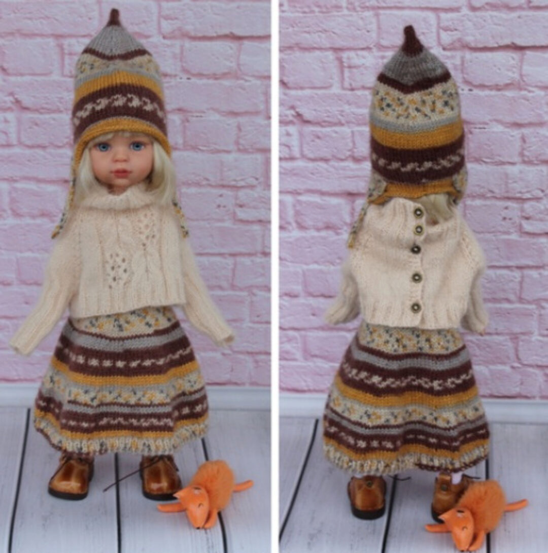 [Любимая кукла] Миндаль с юбочкой на Паолок и Минуш (Марина Кащенкова)