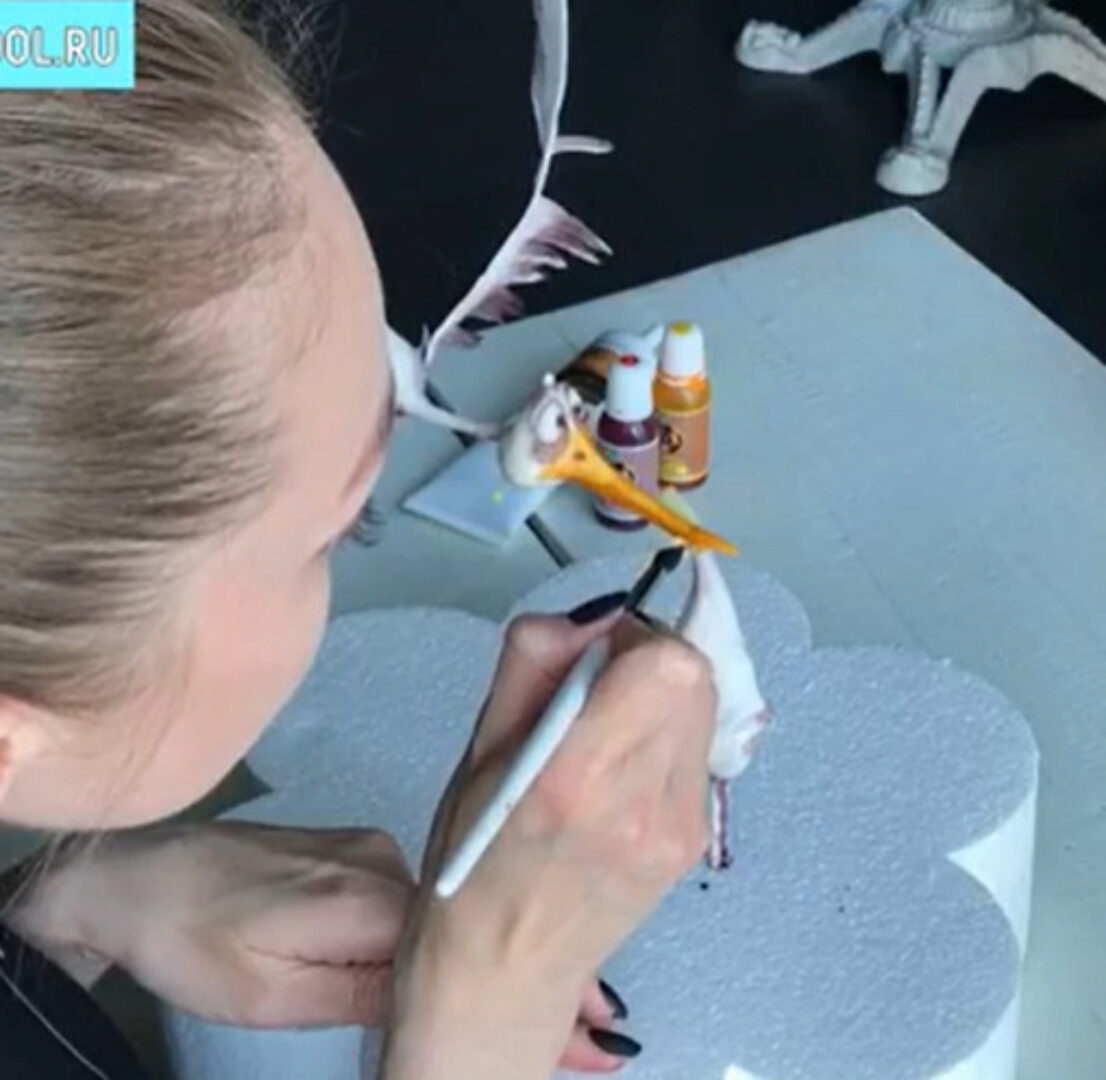 [Кондитерка] Муссовый торт Аист и Чудо (Елена Гнут)