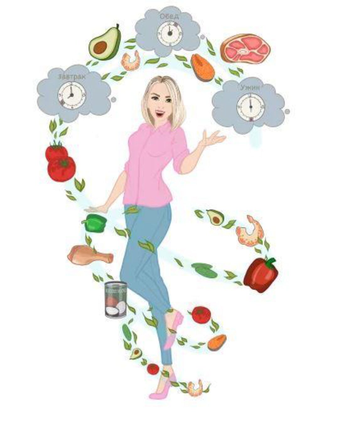 [Fit-menu] Инсулинорезистентность на 1300 ккал (Евгения Уварова)