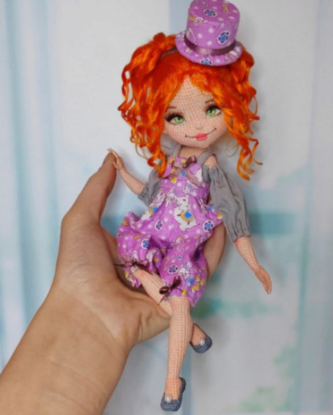 Кукла-болтушка Клоунесса (Леся Медведева)