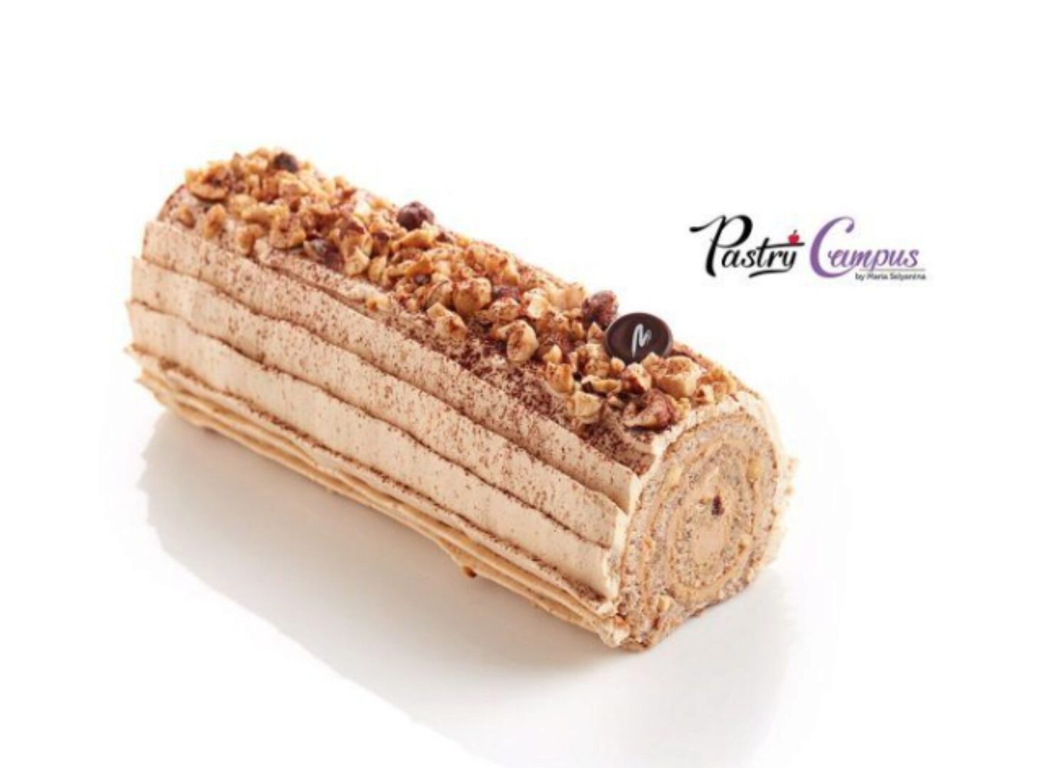 [PastryCampus] Кофейно-ореховый рулет (Мария Селянина)